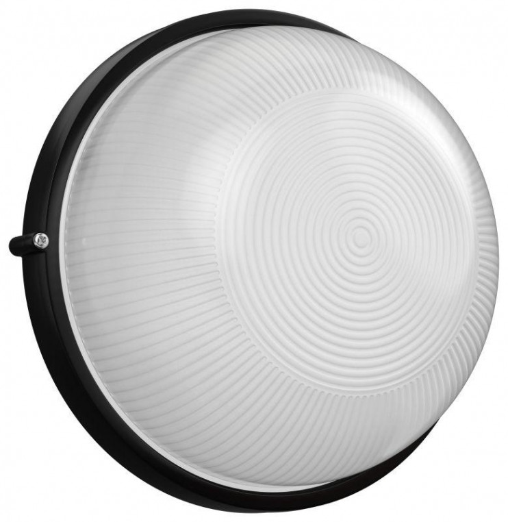Светильник НПП 1101 100Вт E27 IP54 черн. круг IEK LNPP0-1101-1-100-K02