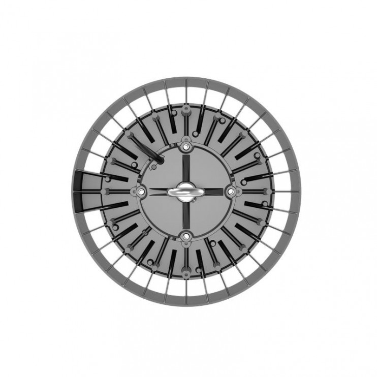 Светильник светодиодный ДСП IB 10 S 150W W 850 BK D298xH112мм 150Вт 5000К IP65 подвес черн. High Bay Русский Свет 16091023049