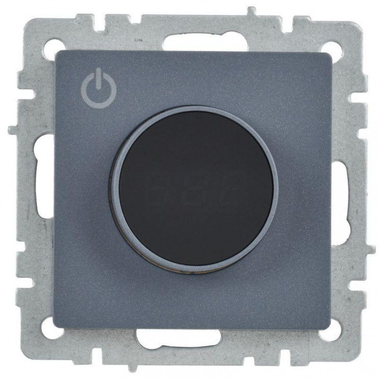 Термостат электронный с индик. BRITE СП IP20 ТС10-1-БрМ механизм маренго IEK BR-RT11-K35