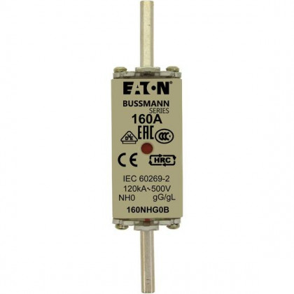Предохранитель NH 50А 500В GL/GG 0 двойн. индикация EATON 50NHG0B