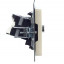 Розетка компьютерная + телевизионная 2-м Brite РТВ/РК12-БрКр RJ45 кат.5E + TV механизм беж. IEK BR-AK20-1-K10
