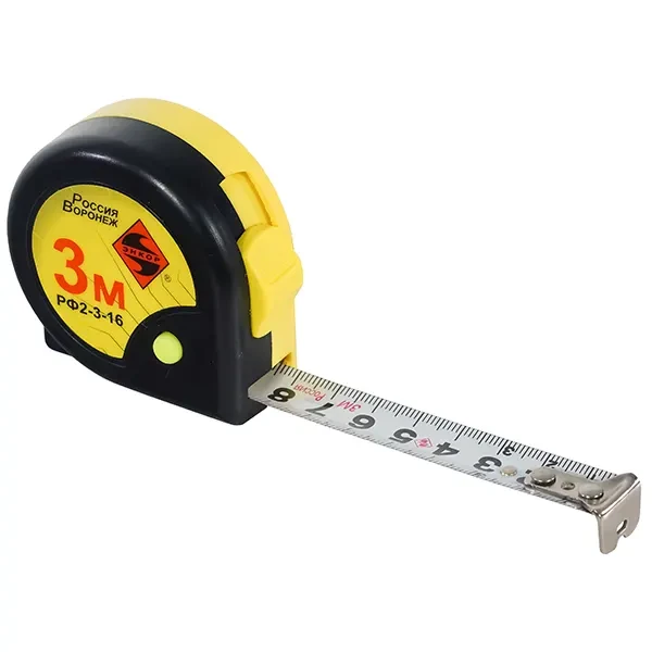 Рулетка 3м с фиксатором и паузой 6825 ЭНКОР купить ТД АЛЬФА