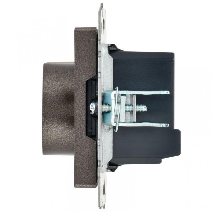 Термостат электронный с индик. BRITE СП IP20 ТС10-1-БрТБ темная механизм бронза IEK BR-RT11-K45