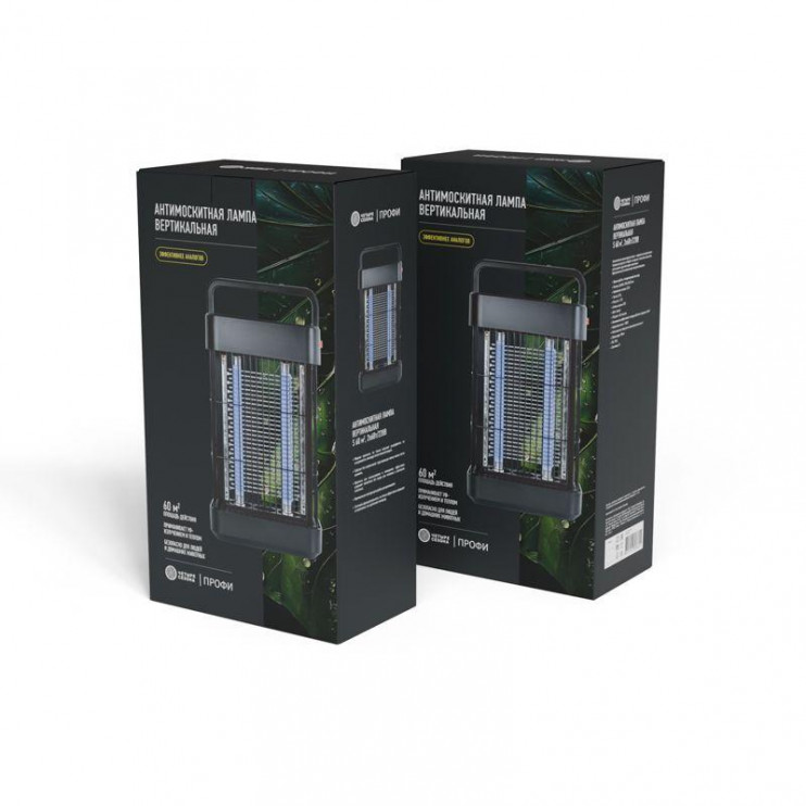 Светильник антимоскитный 2х6Вт/220В вертикал. на площадь S=60кв.м ЧЕТЫРЕ СЕЗОНА 71-0096-F