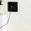 Розетка компьютерная + телевизионная 2-м Brite РТВ/РК12-БрЧ RJ45 кат.5E + TV механизм черн. IEK BR-AK20-1-K02