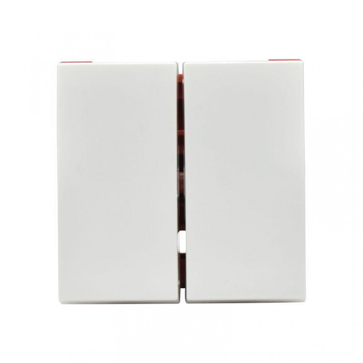 Выключатель 2-кл. 2мод. СП 10А IP20 ВК1-22-00-П бел. PRIMER IEK CKK-40D-VD2-K01