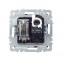 Розетка компьютерная + телевизионная 2-м Brite РТВ/РК12-БрШ RJ45 кат.5E + TV механизм шампань IEK BR-AK20-1-K37
