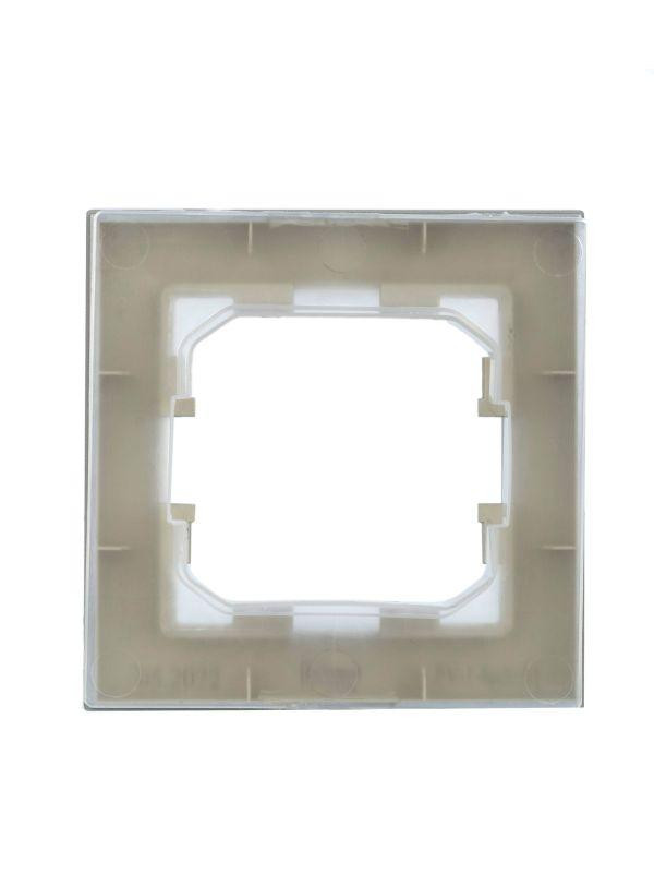 Рамка 1-м IP44 BRITE РУ-1-БрА-44 алюм. IEK BR-M12-44-K47