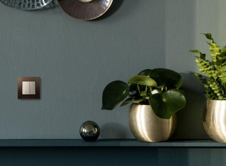 Механизм светорегулятора нажимного СП Etika 400Вт сл. кость. Leg 672318