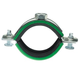 Хомут трубный 39-46мм 1 1/4″ M8 с уплотнением MAYER