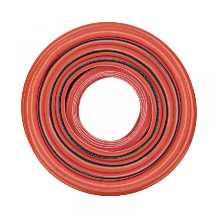 Шланг поливочный ПВХ 3-х слойный 3/4дюйма 25м Люкс ЧЕТЫРЕ СЕЗОНА 62-0229