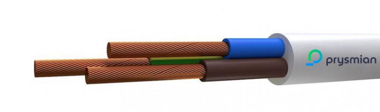 Провод ПВС 3х6 Б (бухта) (м) РЭК-PRYSMIAN 0103070201