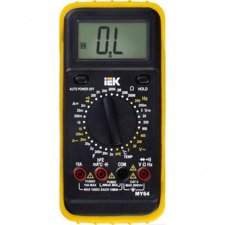 Мультиметр цифровой Professional MY64 IEK TMD-5S-064