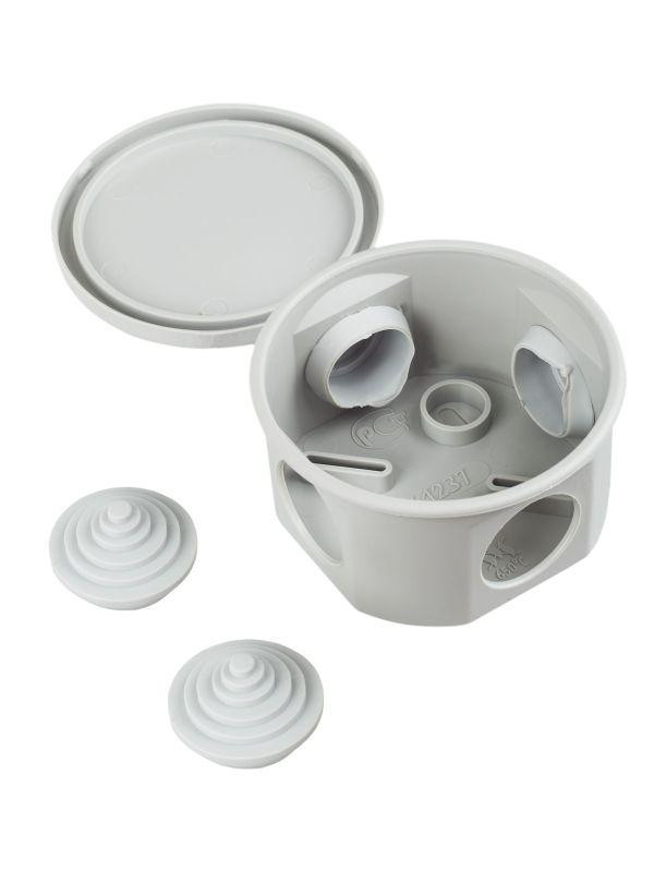 Коробка распаячная ОП 75х40 IP44 KM41237 (4 каб.ввод.) IEK UKO11-075-040-000-K41-44