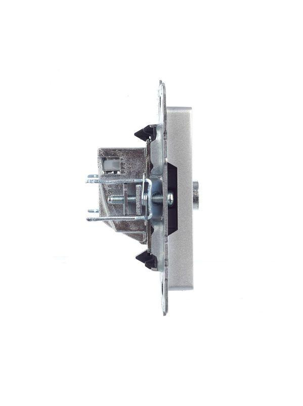 Розетка телевизионная оконечная TV СП Brite РТВ11-0-БрА механизм алюм. IEK BR-A10-O-K47