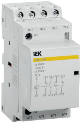 Контактор модульный КМ25-22М AC KARAT IEK MKK11-25-22