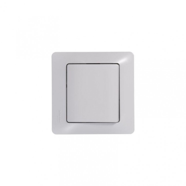 Кнопка нажимная 1-кл. СП Glossa 10А IP20 (сх. 1) 10AX механизм бел. SE GSL000115