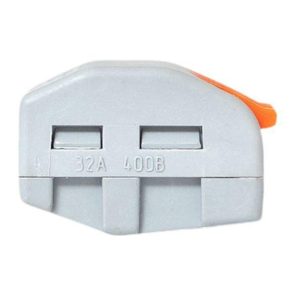 Клемма строительно-монтажная СМК 222-413 3-проводная 0.08-2.5кв.мм с рычагом (уп.100шт) PROxima EKF plc-smk-413