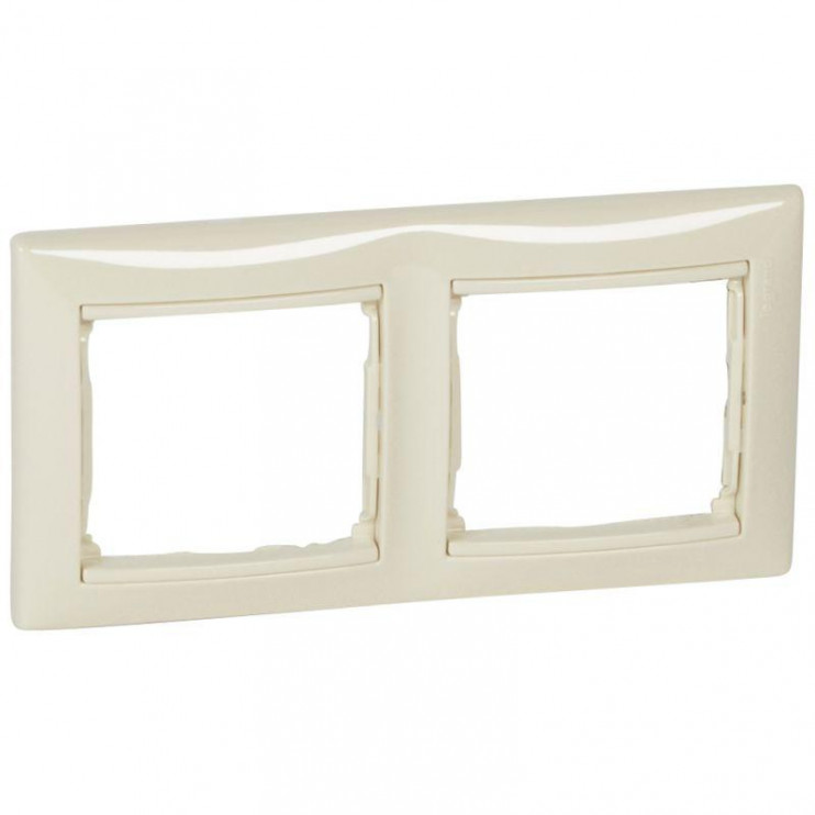 Рамка 2-м Valena горизонт. сл. кость (DIY-упак.) Leg 695632