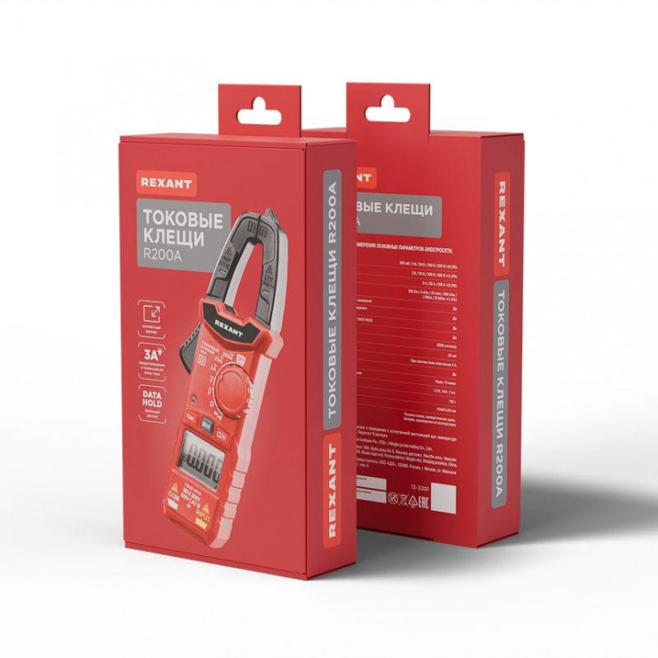 Клещи токовые R200A Rexant 13-3201