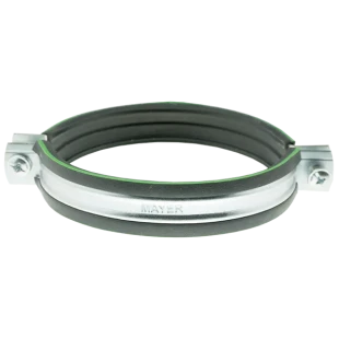 Хомут трубный 110-116мм 4" M10 с уплотнением MAYER