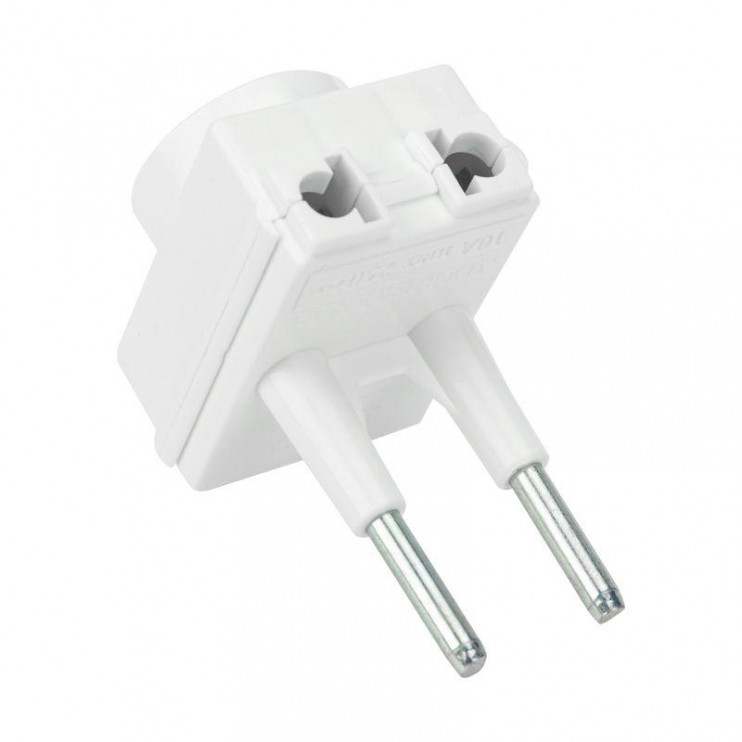 Переходник электрический "Козья ножка" 220В 10А REXANT 11-1065