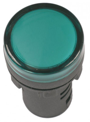 Лампа светосигнальная AD16DS d16мм 230В AC зел. KARAT IEK BLS10-ADDS-230-K06-16