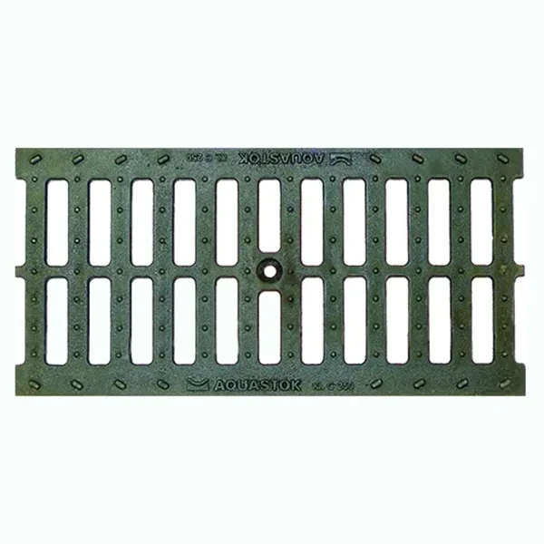 Водоотводная решётка AQUASTOK чугунная щелевая DN200
