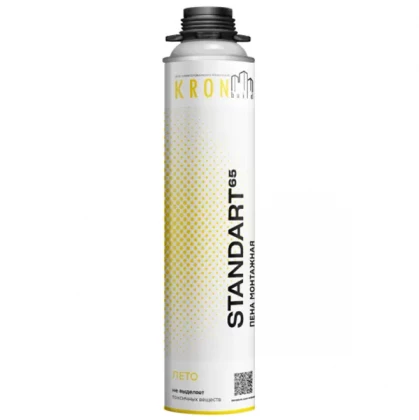 Пена монтажная STANDART 65 ЛЕТО KRONBUILD
