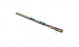 Кабель витая пара F/UTP кат.5E 4х2х0.51мм 24AWG solid PVC FUTP4-C5E-S24-IN-PVC-GY-305 сер. (м) Hyperline 42052 Кабель витая пара F/UTP кат.5E 4х2х0.51мм 24AWG solid PVC FUTP4-C5E-S24-IN-PVC-GY-305 сер. (м) Hyperline 42052