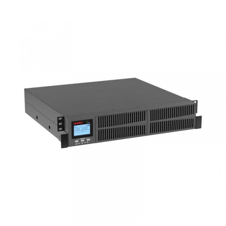 Источник бесперебойного питания Онлайн для Small Rackmount 1000 ВА/900Вт 1/1 6xIEC C13 EPO USB RS-232 Rack 2U 2х9А.ч DKC SMALLR1A5I