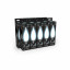 Лампа светодиодная филаментная Black Filament 5Вт свеча на ветру матовая 4100К нейтр. бел. E14 450лм GAUSS 104201205