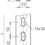 Профиль 50х30 L6000 CPS 5 L 6M FT гор. оцинк. OBO 1121472