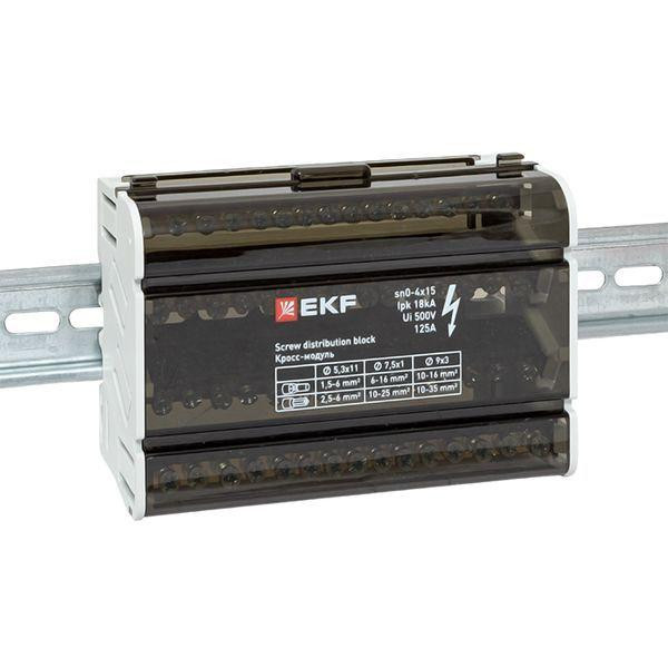Шина нулевая в корпусе 4х15 EKF sn0-4x15