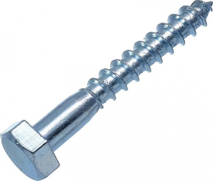 Шуруп сантехнический 8х60 DIN 571 цинк (уп.4шт) европодвес СТРОЙМЕТИЗ 21706614