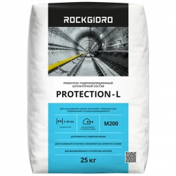 Protection L ROCKGIDRO штукатурная гидроизоляция 25кг