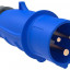 Вилка эл. каб. 32А 2P+PE 220В IP44 MAGNUM ССИ-023 IEK PSN01-032-3