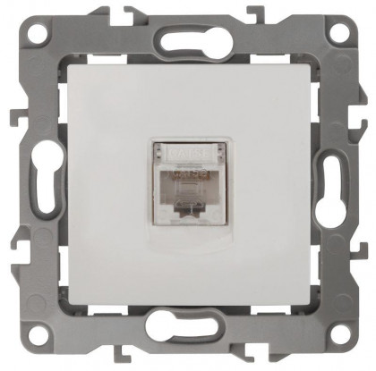 Розетка компьютерная Эра12 12-3107-01 RJ45 бел. Эра Б0014723
