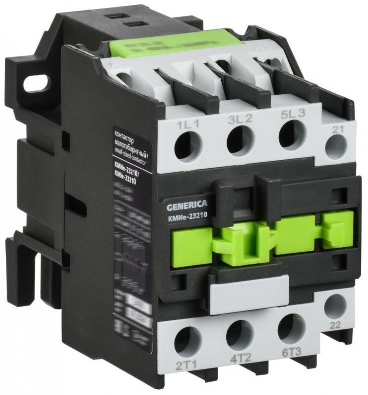 Контактор КМИе-23210 32А 230В/АС3 1НО GENERICA KKME21-032-230-10
