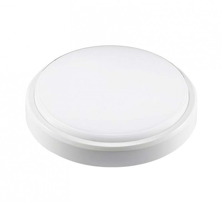 Светильник светодиодный "Банник" PBH-PC2-RA 12Вт 4000К IP65 ЖКХ ДБП кругл. пылевлагозащ. бел. JazzWay 1035660