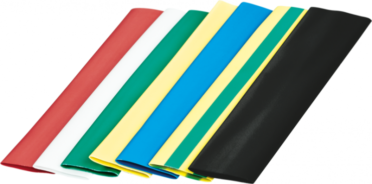 Набор трубок термоусадочных среднестен. NST-6/3-10-21 100ммх21шт 6/3 разноцвет. Navigator 71118