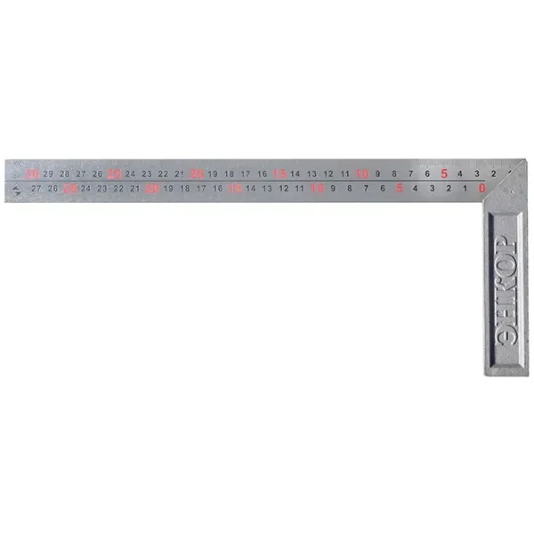 Угольник 300мм с чугунным основанием 10859 ЭНКОР купить цена ТД АЛЬФА