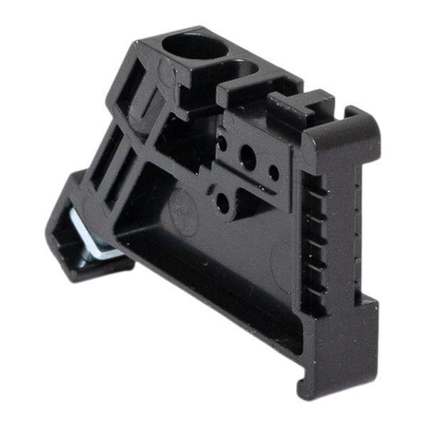 Ограничитель на DIN-рейку 1 винт EW пластик. EKF ahdw-ew