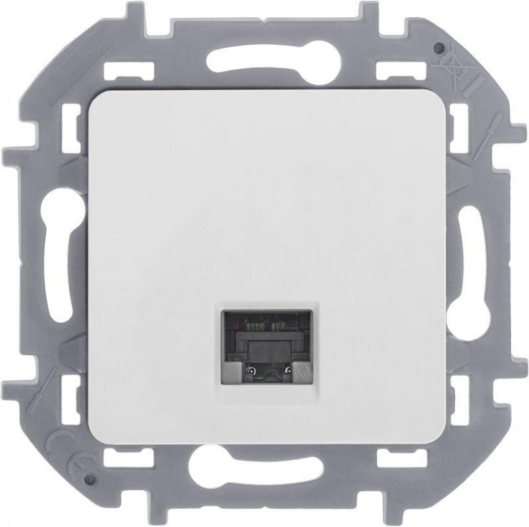 Розетка компьютерная Inspiria RJ45 кат.5E UTP бел. Leg 673825