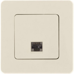 Розетка компьютерная Inspiria RJ45 кат.5E UTP сл. кость Leg 673826