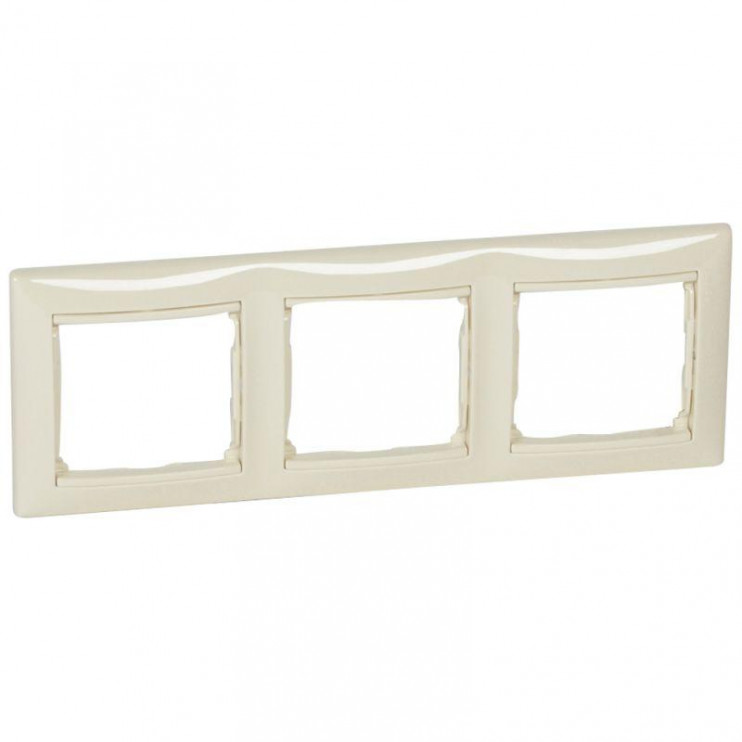 Рамка 3-м Valena горизонт. сл. кость (DIY-упак.) Leg 695633