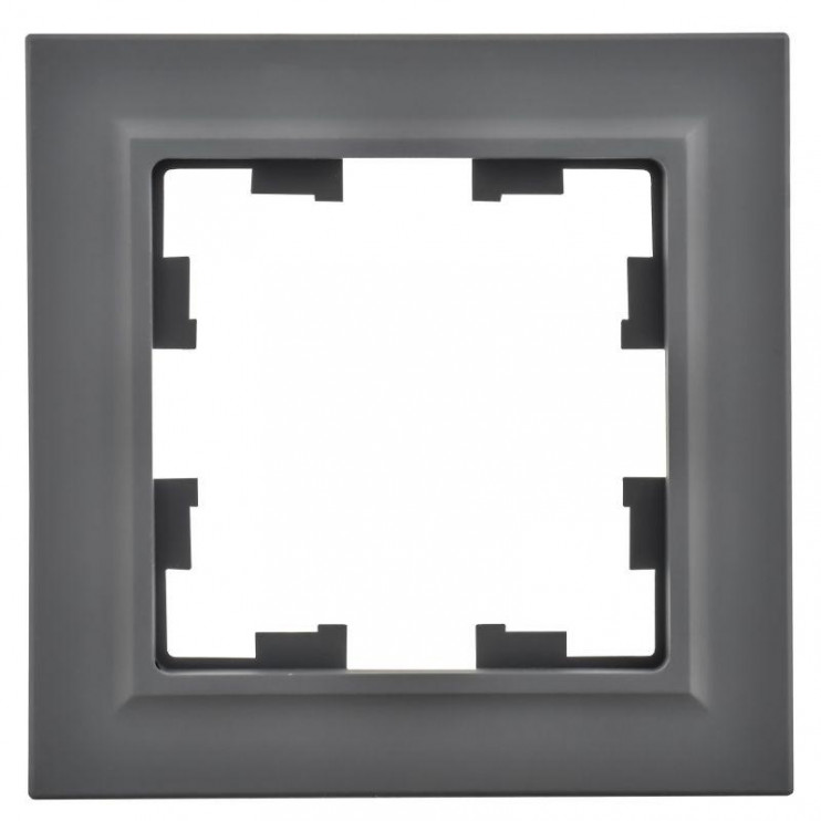Рамка 1-м BRITE РУ-1-БрГ графит IEK BR-M12-K53