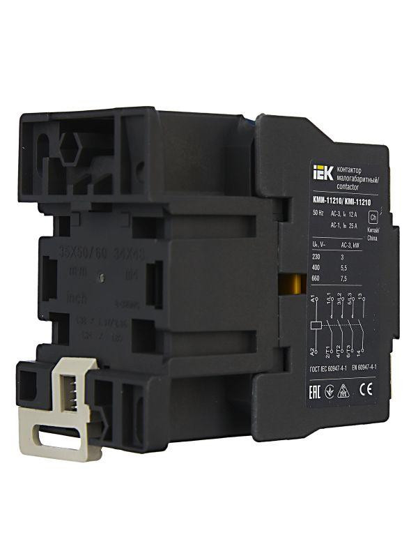 Контактор КМИ-11210 12А 24В/АС3 1НО KARAT IEK KKM11-012-024-10