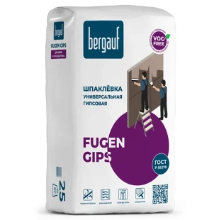 Шпаклевка BERGAUF Fugen Gips гипсовая 25кг