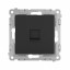 Розетка компьютерная 1-м СП Pixel RJ45 кат.5E механизм карбон TOKOV ELECTRIC TKE-PX-RC1-C14